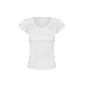 Babylook Branca Personalizada Poliéster     